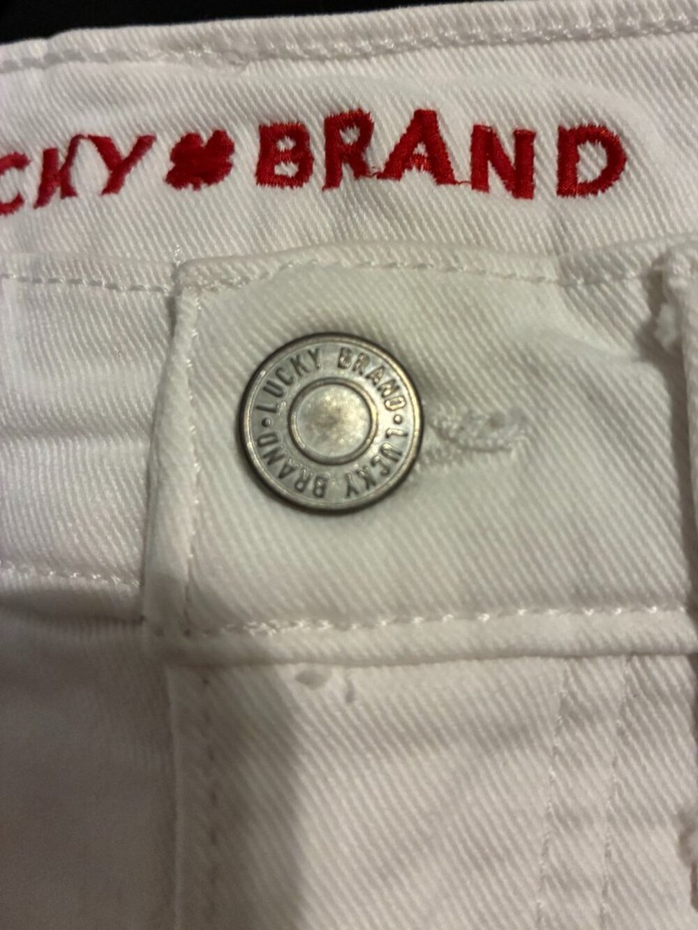 Lucky Brand AVA White Mid Rise Skinny Denim Jeans - Size 4 (27 Ankle) - Picture 5 of 11